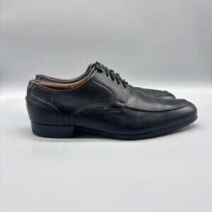 Harrys of London Shoes Mens 8 Black Leather Dress Oxford Toscana Sole Classic
